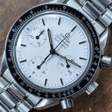 omega watch white dial.